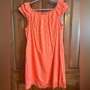 Sassy summer deep coral dress size 18W